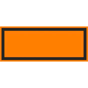 Табличка опасных грузов пустая